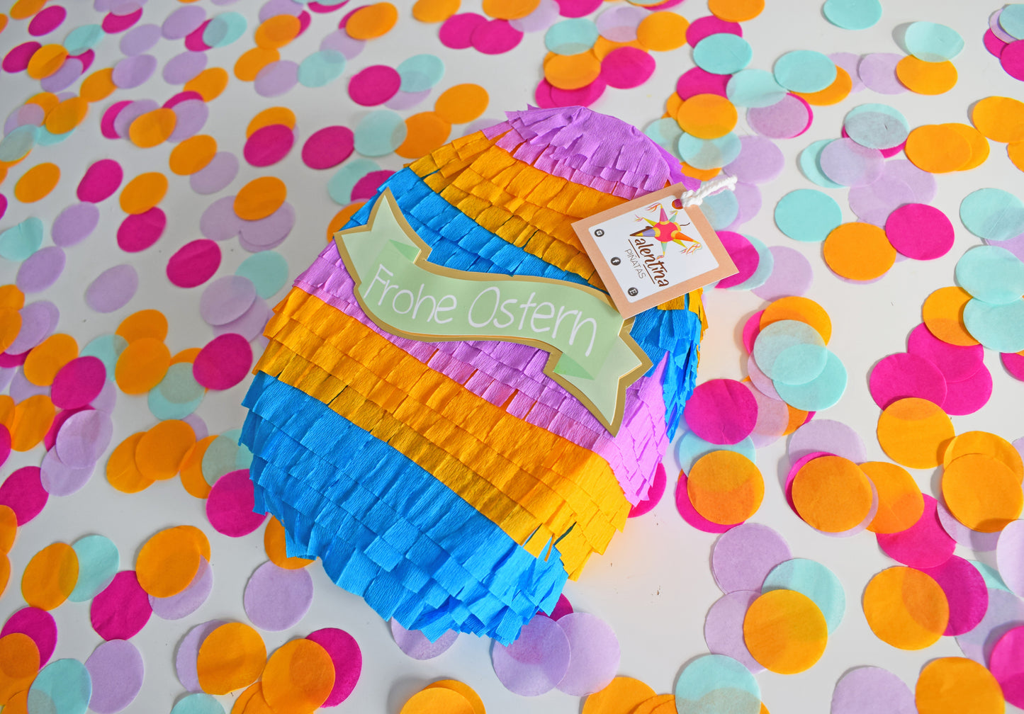 Mini Oster-Set Piñata / Hase Pinata / Osterhase Osterei Pinata image 1